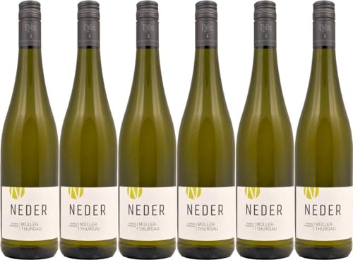 6x Frankens Saalestück Müller-Thurgau trocken 2023 - Weingut Neder, Franken - Weißwein von Weingut Neder