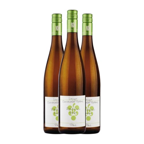 Ökonomierat RebHolz Pfalz Riesling Trocken 75 cl Weißwein (Karton mit 3 Flaschen von 75 cl) von Weingut Ökonomierat RebHolz