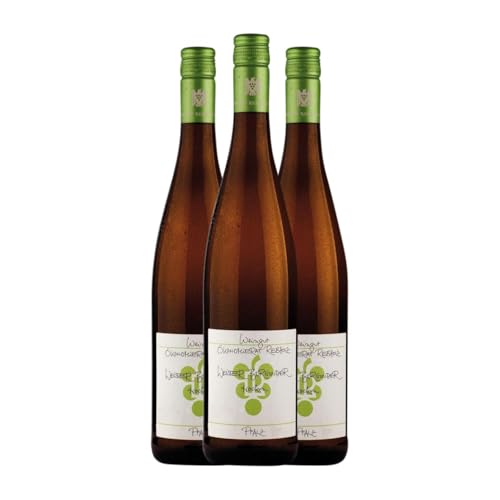 Ökonomierat RebHolz Weißburgunder Trocken Pfälz 75 cl Weißwein (Karton mit 3 Flaschen von 75 cl) von Weingut Ökonomierat RebHolz