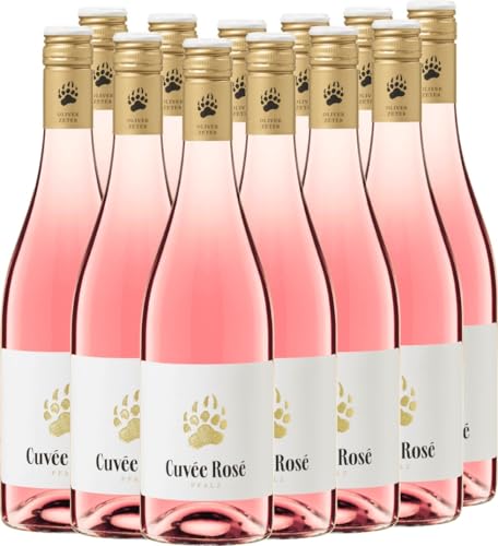 Bärentatze Cuvée Rosé - Oliver Zeter Roséwein 12 x 0,75l VINELLO - 12 x Weinpaket inkl. kostenlosem VINELLO.weinausgießer von Weingut Oliver Zeter