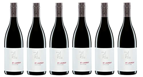 6x 0,75l - 2023er - Weingut Paul Achs - St. Laurent - Qualitätswein Burgenland - Österreich - Rotwein trocken von Weingut Paul Achs