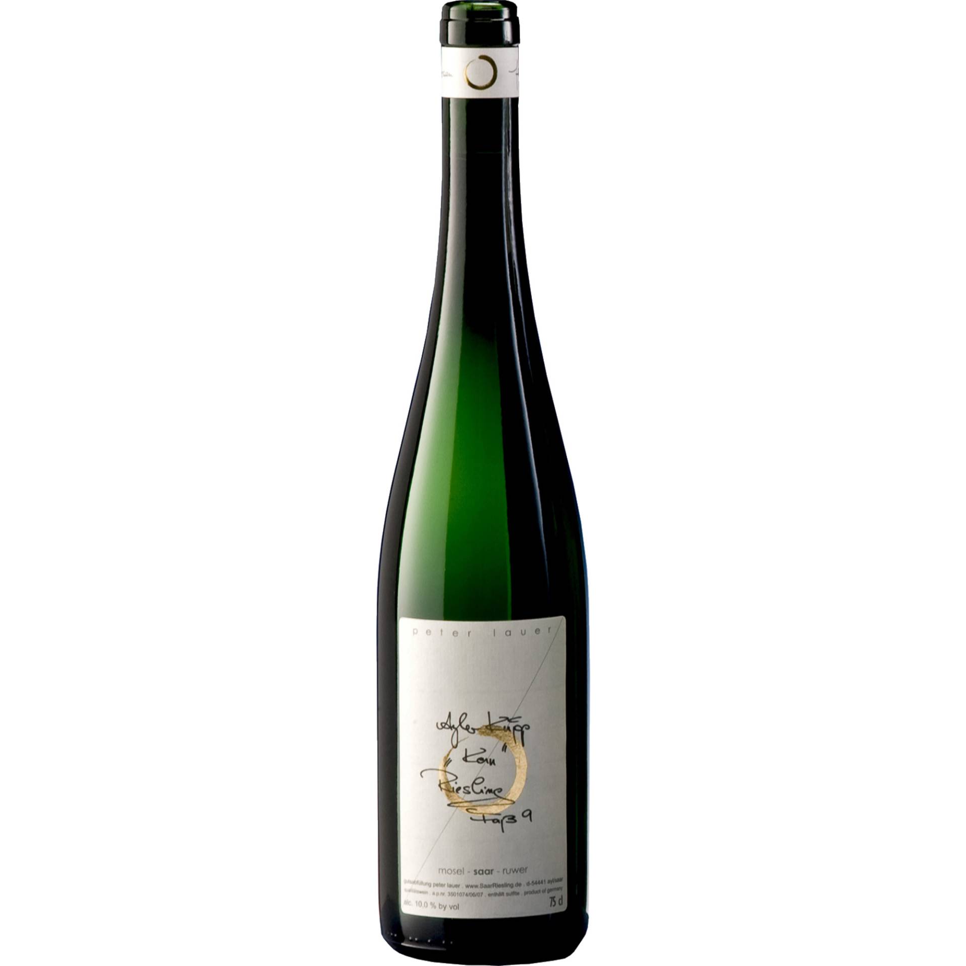 Riesling Kern Ayl Kupp Fass 9, feinherb, Mosel, Mosel, 2022, Weißwein von Weingut Peter Lauer,54441,Ayl,Deutschland