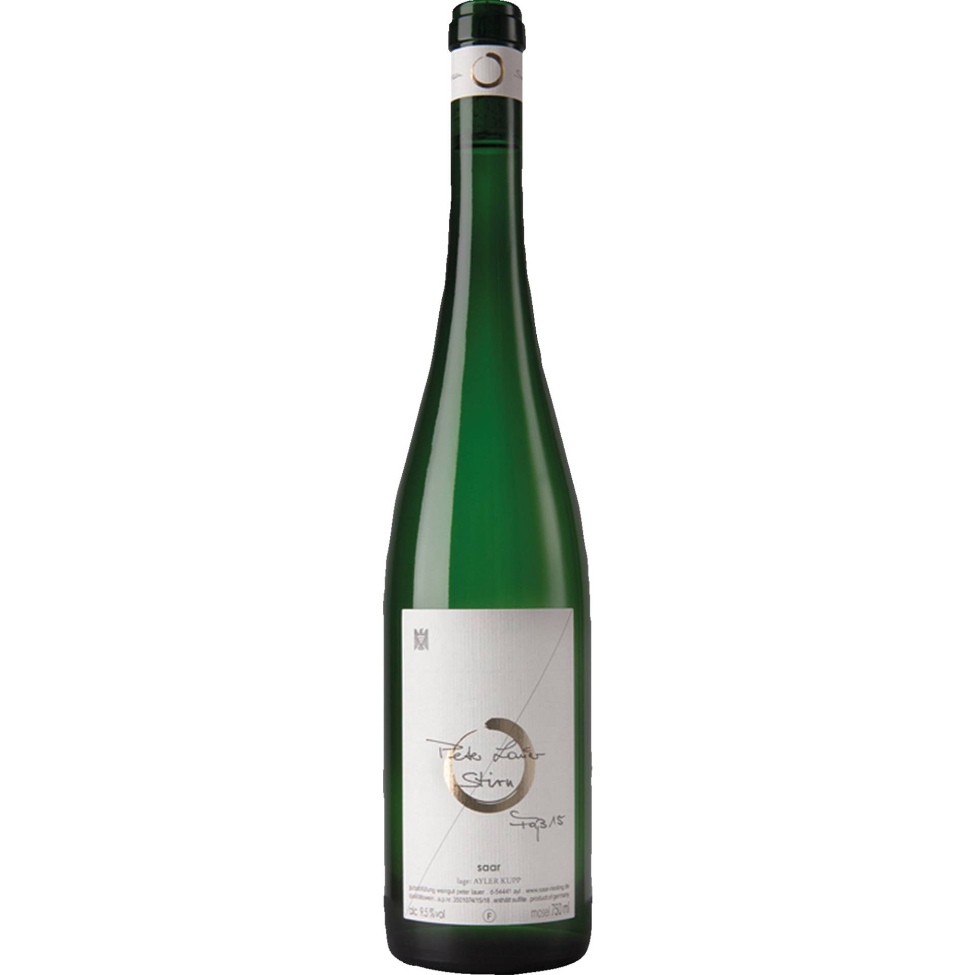 Riesling Stirn Ayl Kupp Fass 15, feinherb, Mosel, Mosel, 2022, Weißwein von Weingut Peter Lauer,54441,Ayl,Deutschland