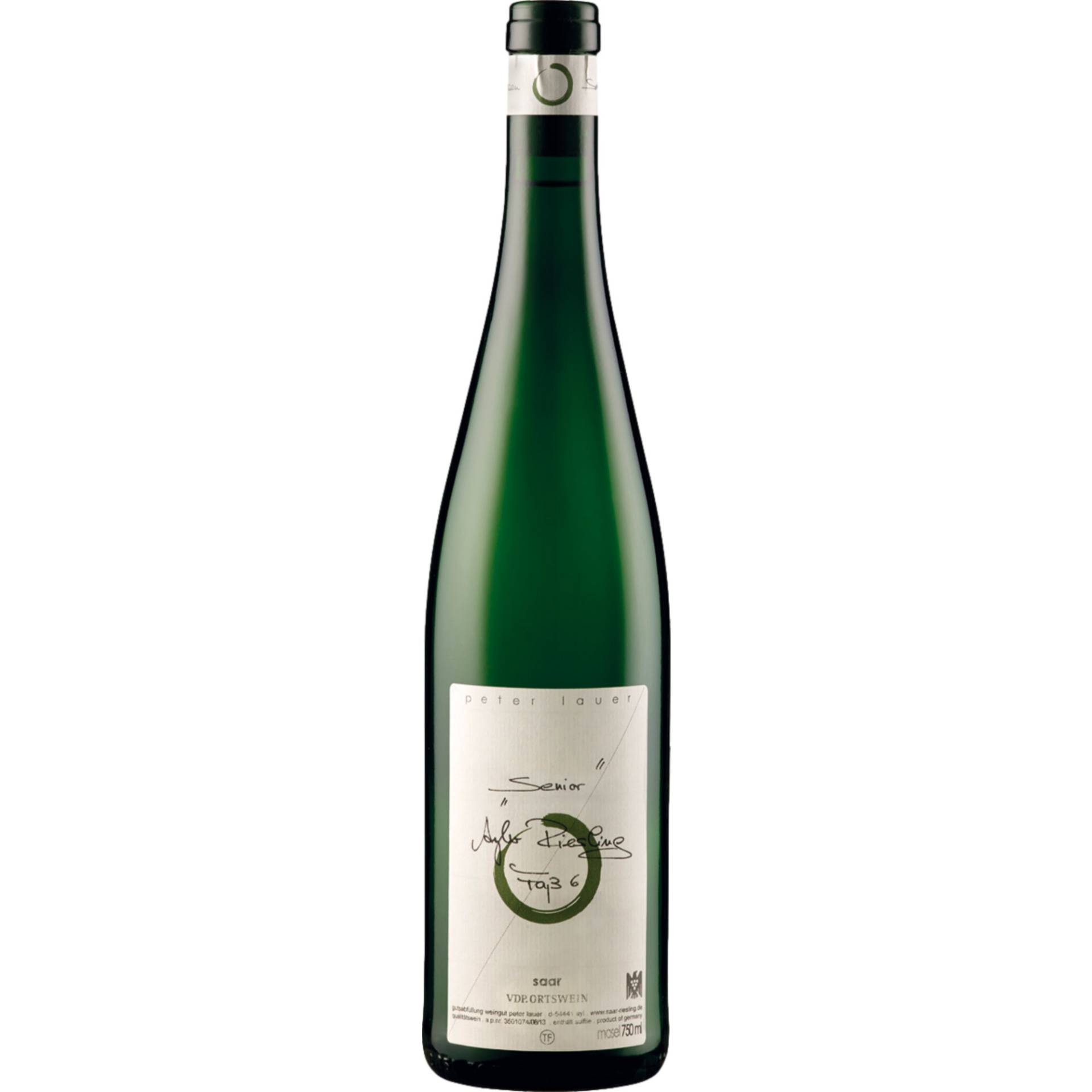 Peter Lauer Riesling N° 6 Senior QbA, Trocken, Saar, Mosel, 2022, Weißwein von Weingut Peter Lauer ,   DE 54441 Ayl