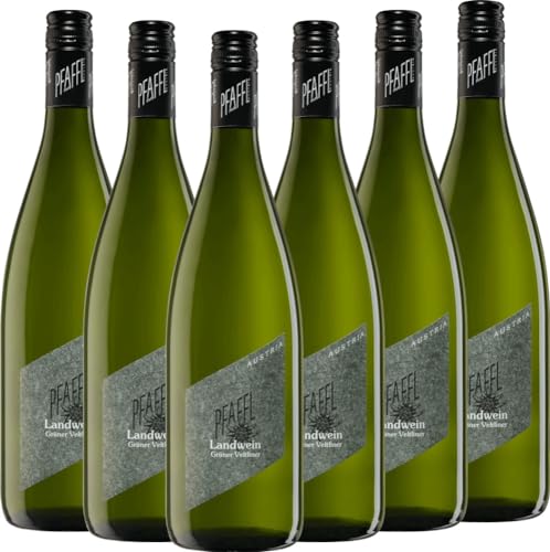 Grüner Veltliner Landwein 1,0 l Weingut Pfaffl Weißwein 6 x 1l VINELLO - 6 x Weinpaket inkl. kostenlosem VINELLO.weinausgießer von Weingut Pfaffl