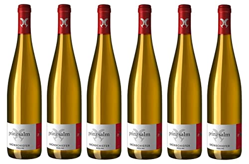 6x 0,75l - 2022er - Weingut Prinz Salm - Grünschiefer - Riesling - VDP.Ortswein - Qualitätswein Nahe - Deutschland - Weißwein trocken von Weingut Prinz Salm