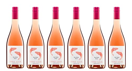 6x 0,75l - 2023er - Weingut Prinz Salm - Der Salm - rosé - Landwein Rhein - Deutschland - Rosé-Wein trocken von Weingut Prinz Salm