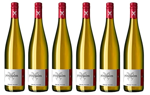 6x 0,75l - 2023er - Weingut Prinz Salm - Riesling - VDP.Gutswein - Qualitätswein Rheinhessen - Deutschland - Weißwein trocken von Weingut Prinz Salm