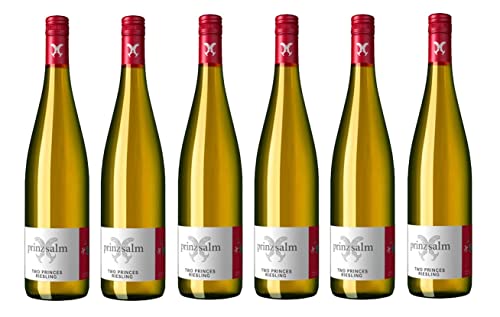 6x 0,75l - 2023er - Weingut Prinz Salm - Two Princes - Riesling feinherb - VDP.Gutswein - Qualitätswein Rheinhessen - Deutschland - Weißwein halbtrocken von Weingut Prinz Salm