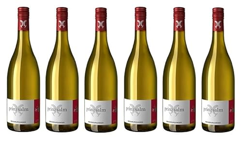 6x 0,75l - 2023er - Weingut Prinz Salm - Weißburgunder - VDP.Gutswein - Qualitätswein Rheinhessen - Deutschland - Weißwein trocken von Weingut Prinz Salm