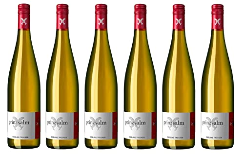6x 0,75l - Weingut Prinz Salm - Riesling - VDP.Gutswein - Qualitätswein Rheinhessen - Deutschland - Weißwein trocken von Weingut Prinz Salm