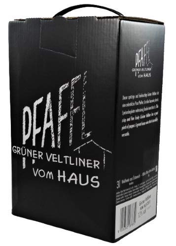 Grüner Veltliner vom Haus 2023 Bag-in-Box 3l Weingut R&A Pfaffl, trockener Weisswein aus Niederösterreich vom der EUROPEAN WINERY OF THE YEAR 2016 von Weingut R&A Pfaffl