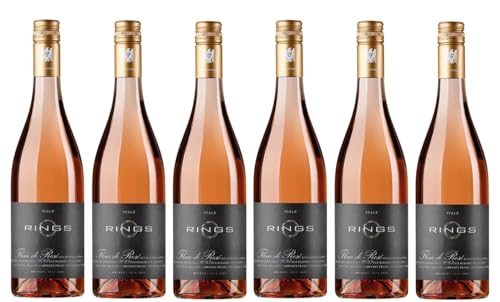 6x 0,75l - 2023er - Weingut Rings - Fleur de Rosé - VDP.Gutswein - Qualitätswein Pfalz - Deutschland - Rosé-Wein trocken von Weingut Rings