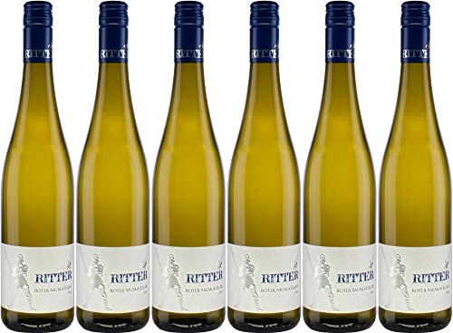 6x Bacchus süß 2024 - Weingut Ritter, Nahe - Weißwein von Weingut Ritter