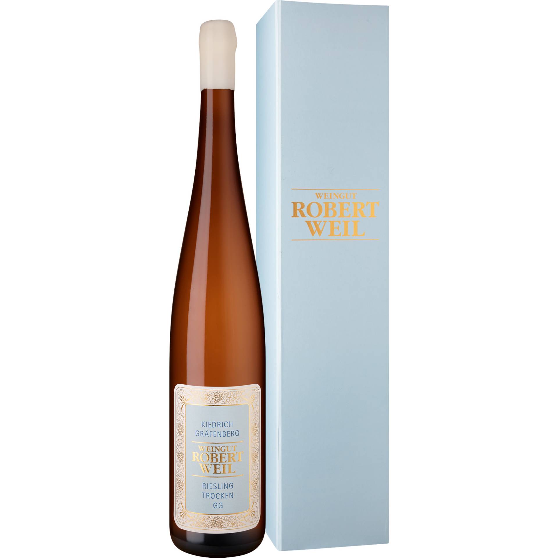 Kiedrich Gräfenberg Riesling GG, Trocken, Rheingau, Magnum, incl. Grußkarte, Rheingau, 2021, Weißwein von Weingut Robert Weil, D - 65399 Kiedrich