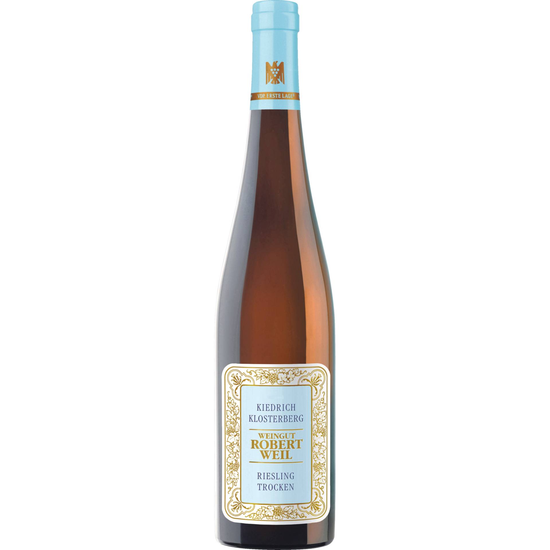 Kiedrich Klosterberg Riesling Erste Lage, Trocken, Rheingau, Rheingau, 2023, Weißwein von Weingut Robert Weil, D - 65399 Kiedrich