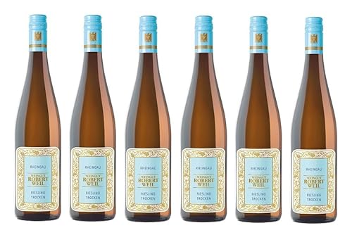 6x 0,75l - 2023er - Robert Weil - Riesling - VDP.Gutswein - Qualitätswein Rheingau - Deutschland - Weißwein trocken von Weingut Robert Weil