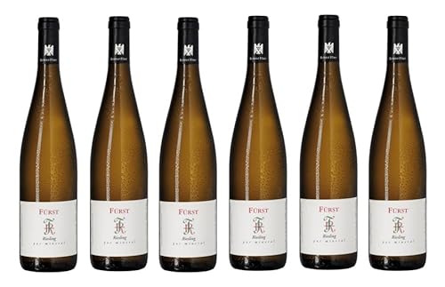 6x 0,75l - 2023er - Weingut Rudolf Fürst - pur mineral - Riesling - VDP.Gutswein - Qualitätswein Franken - Deutschland - Weißwein trocken von Weingut Rudolf Fürst