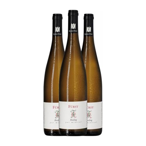 Rudolf Furst Pur Mineral Franken Riesling Trocken 75 cl Weißwein (Karton mit 3 Flaschen von 75 cl) von Weingut Rudolf Furst