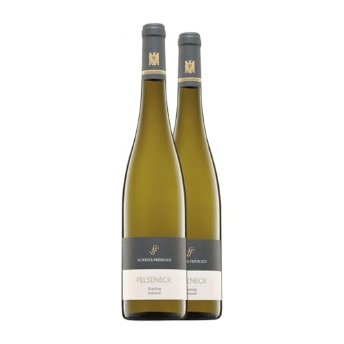 Schafer-Frohlich Bockenauer Felseneck Kabinett Riesling Nahe 75 cl Sin Alcohol Weißwein (Karton mit 2 Flaschen von 75 cl) von Weingut Schafer-Frohlich