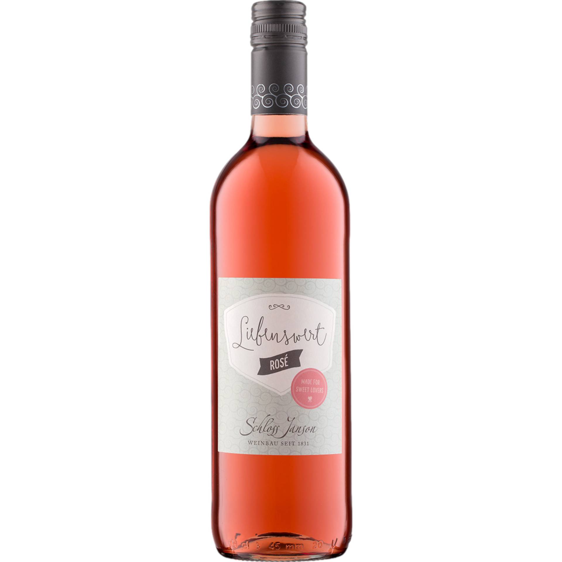 Schloss Janson Liebenswert Rosé Bio, Süß, Pfalz, Pfalz, 2023, Roséwein von Weingut Schloss Janson, Schlossweg 8, 67278 Bockenheim