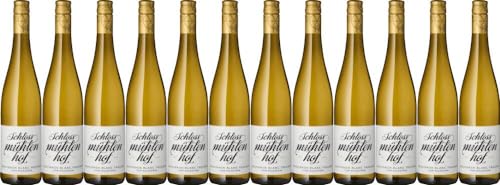 12x Sauvignon Blanc trocken Vom Kalkstein Schlos 2022 - Weingut Schlossmühlenhof, Rheinhessen - Weißwein von Weingut Schlossmühlenhof