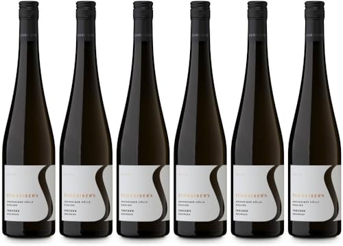 6x Hochheimer Hölle Riesling 2023 - Weingut Schreiber, Rheingau - Weißwein von Weingut Schreiber