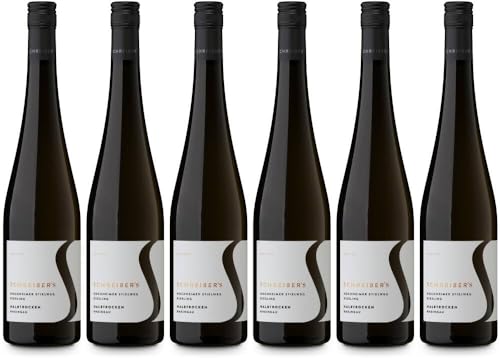 6x Hochheimer Stielweg Riesling 2023 - Weingut Schreiber, Rheingau - Weißwein von Weingut Schreiber