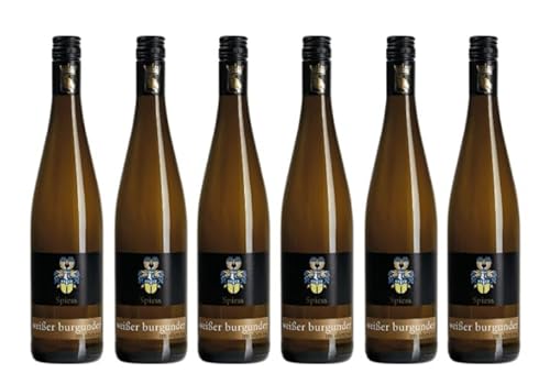 6x 0,75l - 2023er - Weingut Spiess - Im Alten Rod - Weißer Burgunder - Qualitätswein Rheinhessen - Deutschland - Weißwein trocken von Weingut Spiess