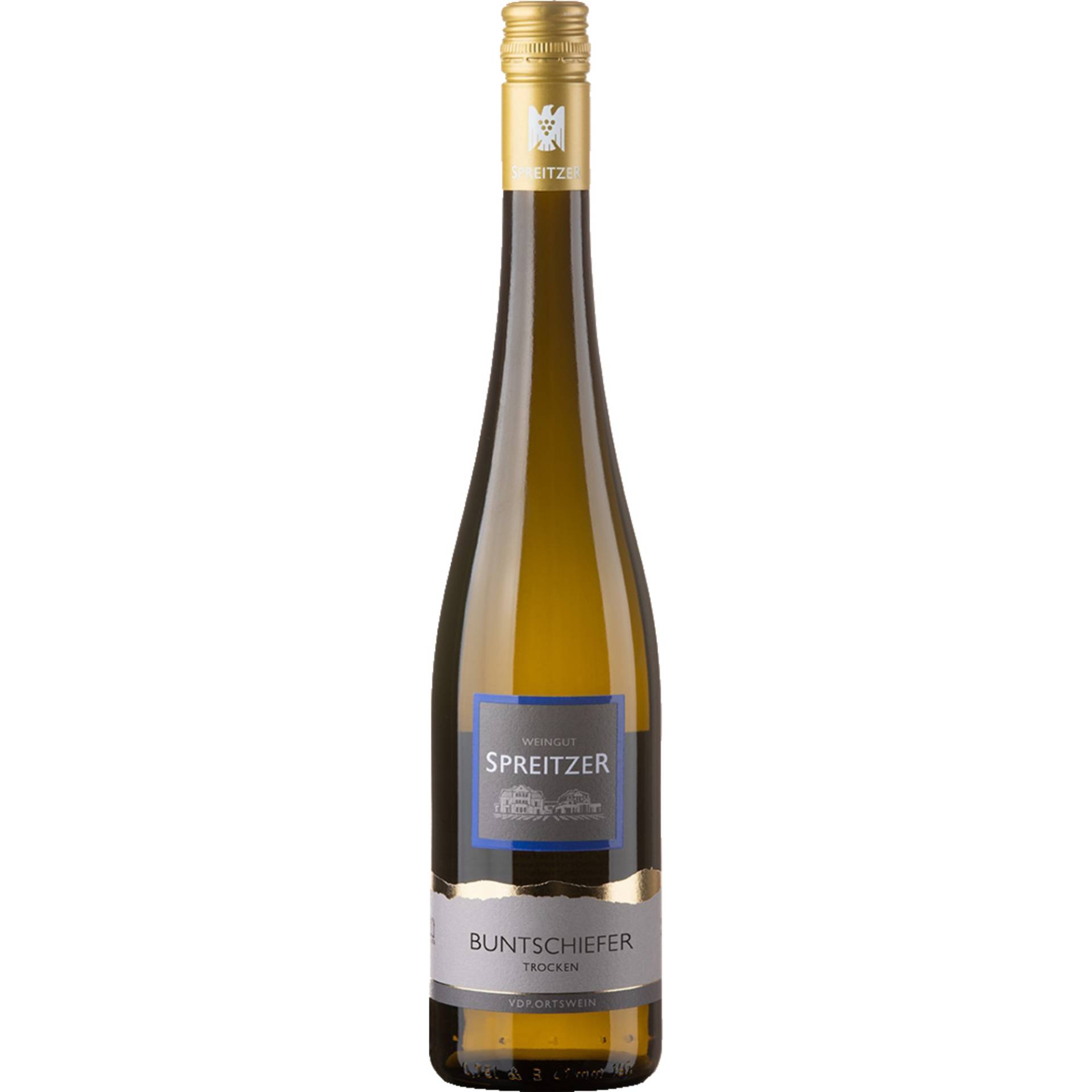 Spreitzer Hallgartener "Buntschiefer" Riesling, Trocken, Rheingau, Rheingau, 2023, Weißwein von Weingut Spreitzer,65375,Oestrich-Winkel,Deutschland