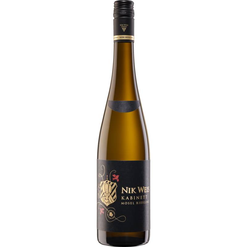 Nik Weis Riesling Kabinett, lieblich, Mosel, Mosel, 2023, Weißwein von Weingut St. Urbans-Hof, Urbanusstr. 16, D - 54340 Leiwen