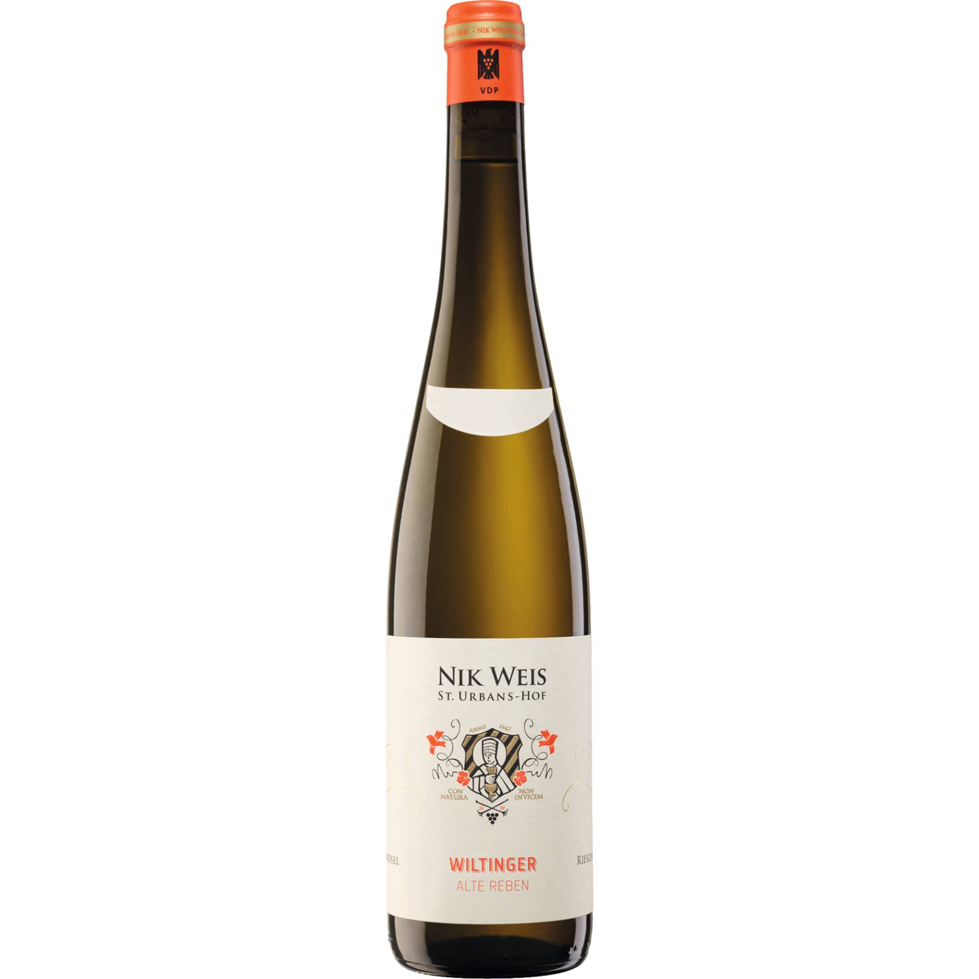 Nik Weis Wiltinger Riesling Alte Reben, Feinherb, Mosel, Mosel, 2023, Weißwein von Weingut St. Urbans-Hof, D - 54340 Leiwen