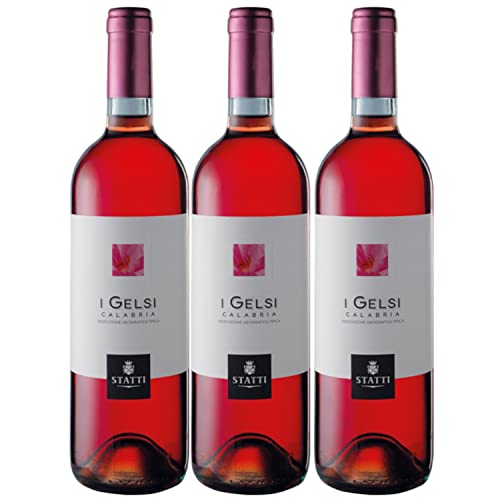 Statti I Gelsi Rosé IGT Calabria Roséwein Wein Trocken Italien I Versanel Paket (3 x 0,75l) von Weingut Statti