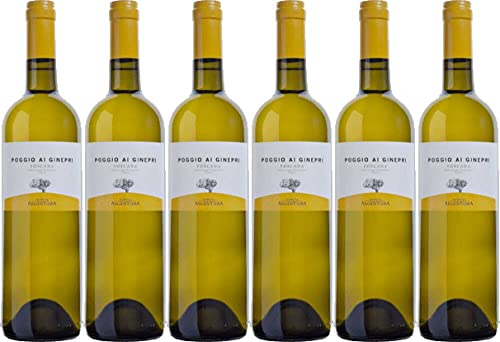 6x Poggio Ai Ginepri Bianco 2017 - Weingut Tenuta Argentiera, Toscana - Weißwein von Weingut Tenuta Argentiera