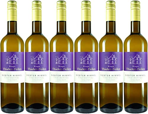 6x Siebter Himmel Chardonnay trocken 2023 - Weingut Thielen-Feilen, Mosel - Weißwein von Weingut Thielen-Feilen