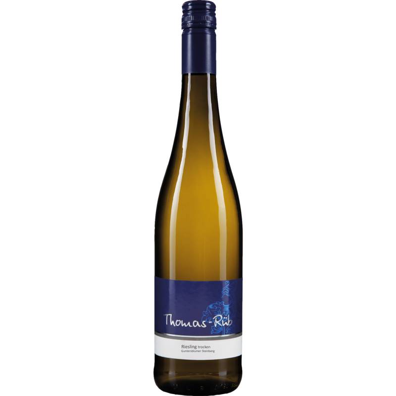 Thomas-Rüb Riesling QbA, Trocken, Rheinhessen, Rheinhessen, 2023, Weißwein von Weingut Thomas-Rüb, Falterweg 6, 55237 Flonheim DE