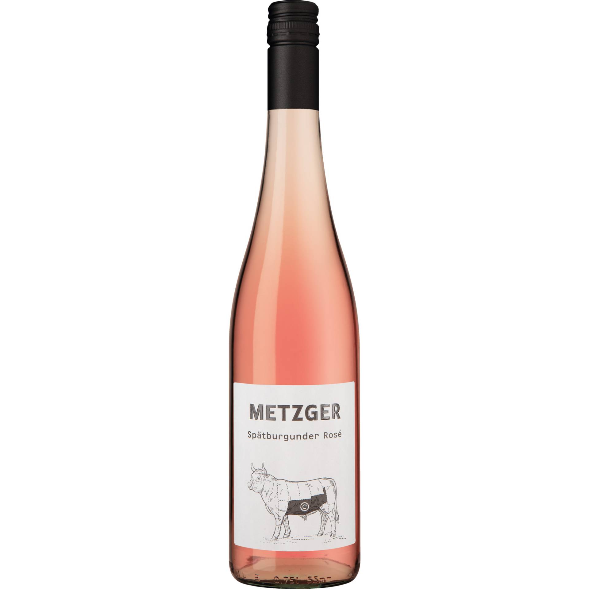 Flanke Spätburgunder Rosé, Feinherb, Pfalz, Pfalz, 2022, Roséwein von Weingut Uli Metzger, D - 67269 Grünstadt-Asselheim