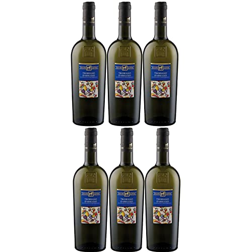 Tenuta Ulisse Trebbiano d’Abruzzo Weißwein Wein Trocken DOP Italien I Versanel Paket (6 x 0,75l) von Weingut Ulisse