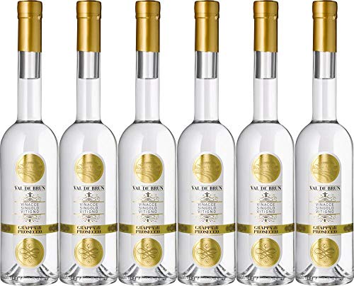 6x Grappa di Prosecco 0,5 - Weingut Val de Brun, Veneto von Weingut Val de Brun