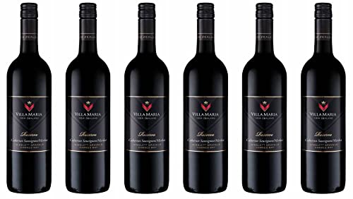 6x Villa Maria Reserve Cabernet Sauvignon Merlot 2018 - Weingut Villa Maria Estate, Hawke's Bay - Rotwein von Weingut Villa Maria Estate