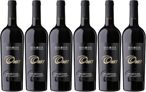 6x Orus Primitivo Salento 2022 - Weingut Vinosia, Salento - Rotwein von Weingut Vinosia
