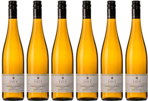 6x Riesling Hochgewächs lieblich 2022 - Weingut Volk, Mittelrhein - Weißwein von Weingut Volk