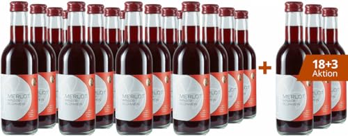 Roter Winzerglühwein Merlot 21 Fl. mit 0,25 ltr. von Weingut Volker Barth