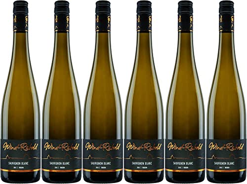 6x Sauvignon blanc trocken 2023 - Weingut Wind-Rabold, Pfalz - Weißwein von Weingut Wind-Rabold