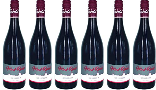 6x Spätburgunder feinherb 2023 - Weingut Wind-Rabold, Pfalz - Rotwein von Weingut Wind-Rabold