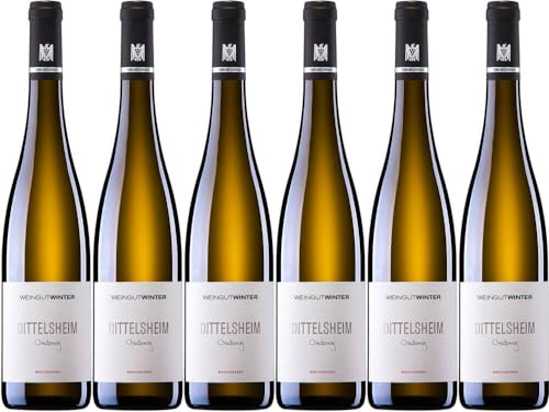 6x VdP. Ortswein Dittelsheim Chardonnay trocken 2022 - Weingut Winter (Rheinhessen), Rheinhessen - Weißwein von Weingut Winter (Rheinhessen)