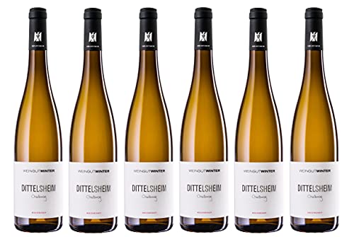 6x 0,75l - 2021er - Weingut Winter - Dittelsheim - Chardonnay - VDP.Ortswein - Qualitätswein Rheinhessen - Deutschland - Weißwein trocken von Weingut Winter