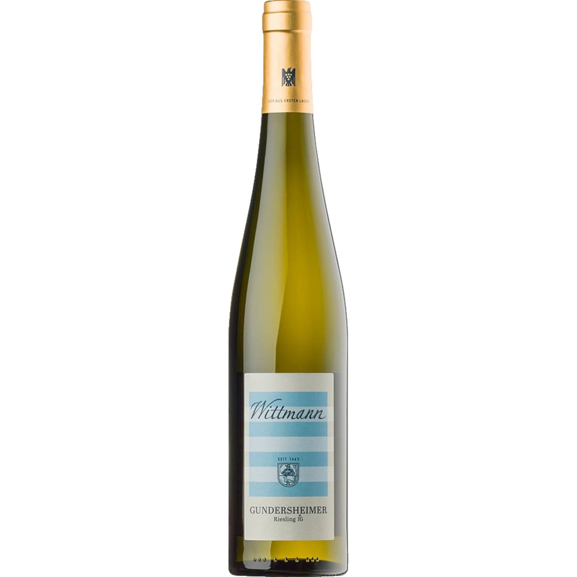 Gundersheimer Riesling Erste Lage, Trocken, Rheinhessen, Rheinhessen, 2023, Weißwein von Weingut Wittmann, D - 67593 Westhofen