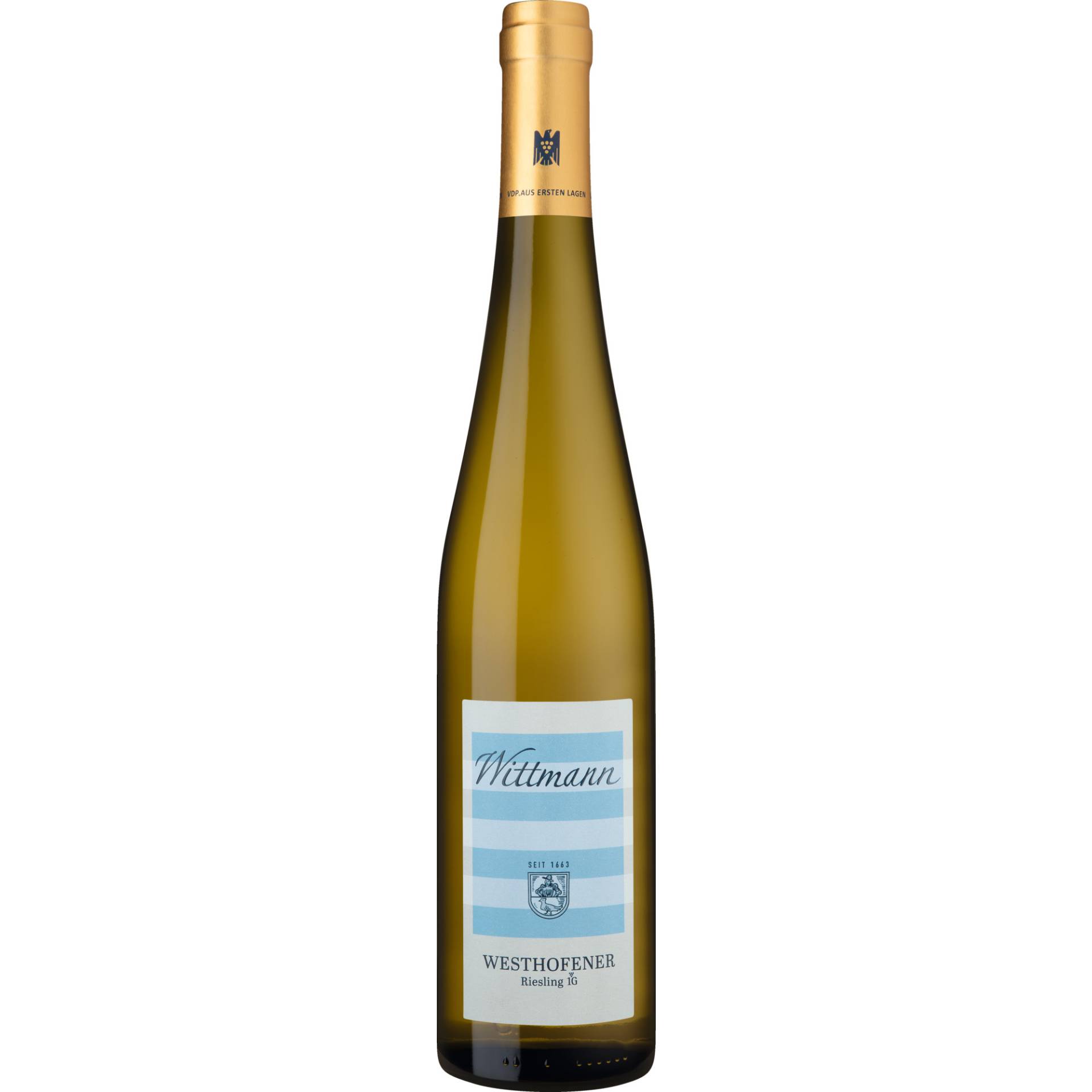 Westhofener Riesling Erste Lage, Trocken, Rheinhessen, Rheinhessen, 2023, Weißwein von Weingut Wittmann, D - 67593 Westhofen