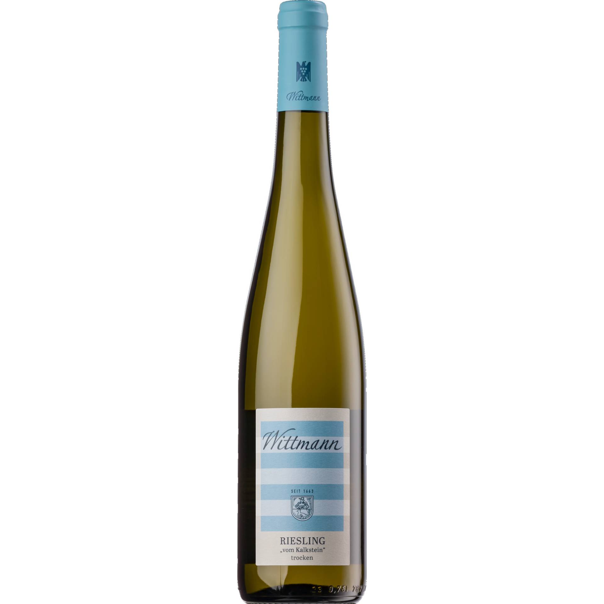 Wittmann Riesling vom Kalkstein, Trocken, Rheinhessen, Rheinhessen, 2023, Weißwein von Weingut Wittmann, D - 67593 Westhofen